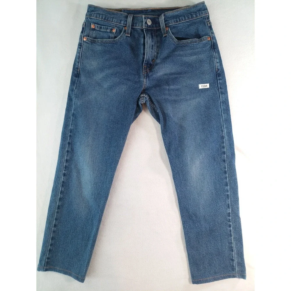 Levis 512 Slim Taper Jeans Mens 28x30 Medium Wash Stretch Denim Pants
